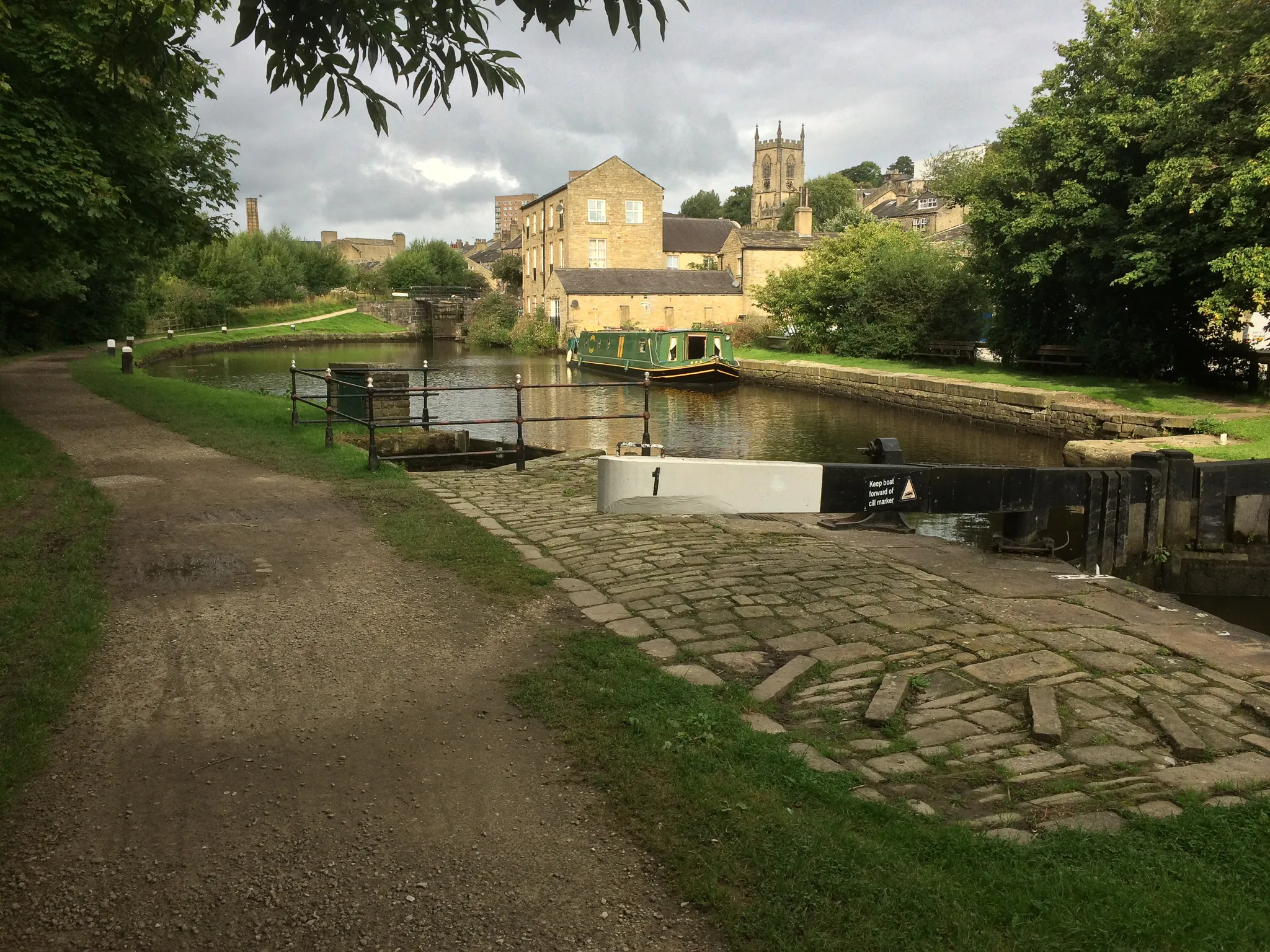 The canal in Sowerby Bridge