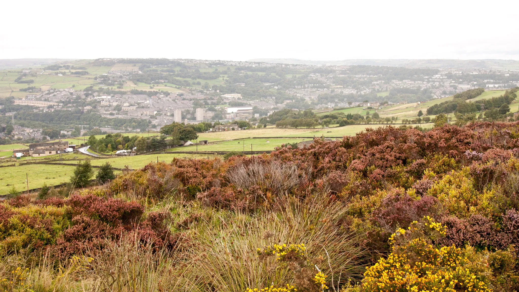 Norland Moor Looking Towards Sowerby Bridge